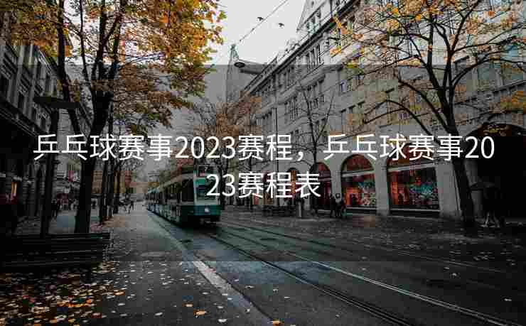 乒乓球赛事2023赛程，乒乓球赛事2023赛程表